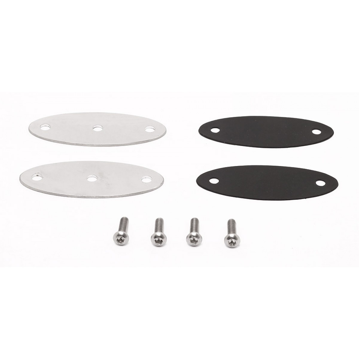 Side Mirror Mounts, Polished Stainless Steel, 7mm Mounting Hole